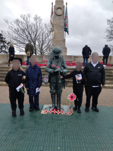 Learners at Remembrance Day.
